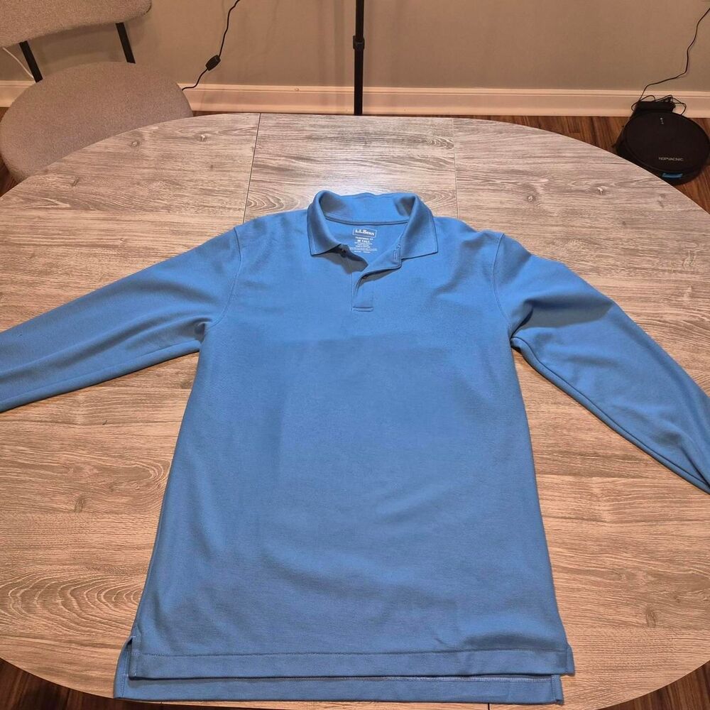 Llbean Men's Blue Polo-shirts